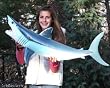 Giant Taxidermy Mako Shark Full Wall Mount Fiberglass