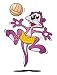 Wallmonkeys Peel and Stick Wall Decals - Otter Serving Ball - Removable Graphic