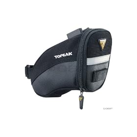 Topeak Aero Wedge Pack DX Bicycle Seat Pack with Fixer (Medium)