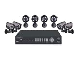 Lorex LH108321C8B 8-Camera Network Video Surveillance System with 320GB H.264 DVR (Black) ~ Lorex