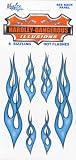 Hardley Dangerous Illusions Sizzling Flame Stickers Blue