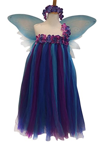 sachin and babi light blue dress Tulle Dress Fairy Costume Set 4 Purple Turquoise
