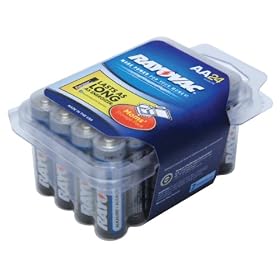 Rayovac Alkaline Batteries AA Size Reclosable 24-Pack