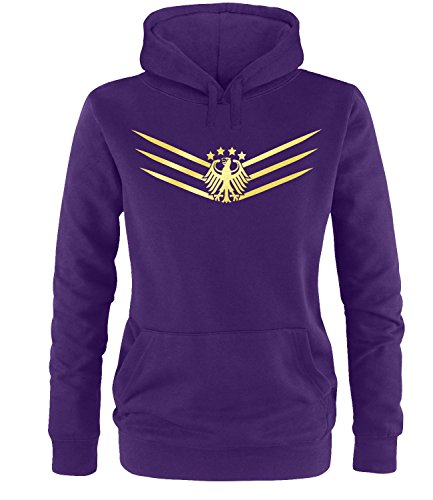 Luckja Deutschland Fanshirt EM 2016 Trikot M 02 Damen Hoodie