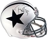 Tony Romo Autographed Helmet | Details: Dallas Cowboys, Throwback, Thanksgiving, Riddell Replica Helmet