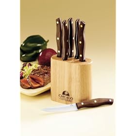 7-Pc. Steak Lovers Knife Set by Walnut