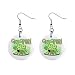 Go Green St. Paddy Patrick Day Dangle Button Earrings Jewelry 13501041
