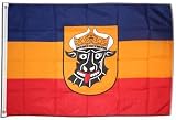 Drapeau Allemagne Mecklembourg ancien - 60 x 90 cm