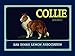 Crate Label with a Collie DOG SAN Dimas Lemon LOS Angeles California 12