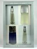 L'eau D'issey Variety by Issey Miyake for Men and Women. Set-4 Piece Unisex Mini Variety With L'eau D'issey & L'eau Bleue D'issey For Men And L'eau D'