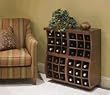 Wave Cube Side Table with Cubbie Inserts in Shaker Maple with Satin Finish