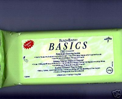 Bathing No Rinse Non Scented Bath Wipes - Case of 30
