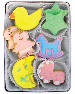 Beautiful Cookies Organic New Baby Organic Cookies Cookies, 24 Cookies by Beautiful Cookies
