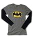 Search : DC Comics Batman Distressed Logo Ladies Long Sleeve T-shirt Tee