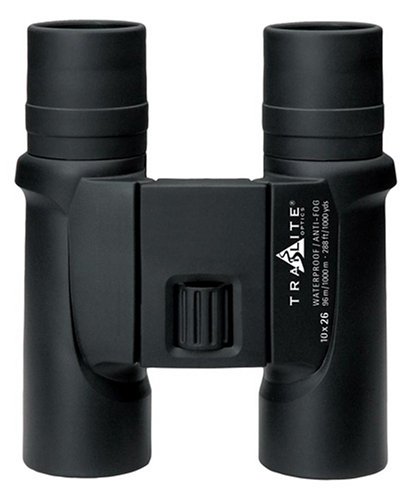 Trailite TL-EX101WBK Optics Fernglas Explorer 10x26 schwarz inkl. Schwimmtragegurt und Nylontasche