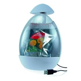 USB MINI FRIDGE COOL 12OZ CANNED DRINKS W/ BLUE LED