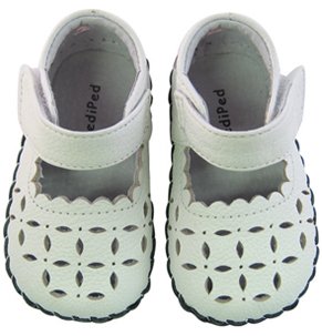 Pediped Baby Girls Shoes Sandals Katelyn White