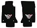 LLOYD Classic Loop™ Black FLOOR MATS Silver C5 logo for 1997-2004 Chevrolet CORVETTE