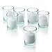 Light In The Dark White Votive Candles - Box of 12 Unscented Candles - 10 Hour Burn Time - Candles for Weddings, Parties, Spas and Decorations
