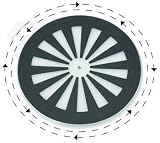 SafetySure Transfer Pivot Disc   15 inch   CAA88 64