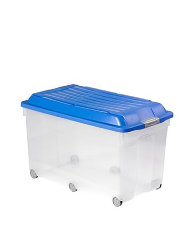 Curver Scatola Storage Jumbo 90L Trasparente/Blu