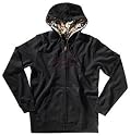 Emerica Hombre Men's Hooded Zip Sweatshirt - Black