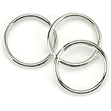 Tandy Leather Factory Split Key Ring, 1-Inch, 10 Per Package