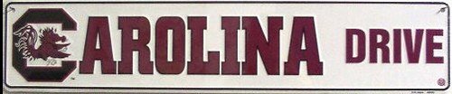 USC Gamecocks Carolina Drive Metal Street Sign (24