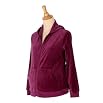 Lilo Maternity Velour Zip-up Sweatshirt