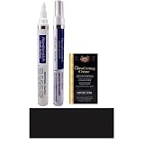 1 2 Oz. Black (Bumper-Cladding-Trim) Paint Pen Kit for 1999 Hyundai Accent-Brio... by PaintScratch Automotive Touch Up Paint
