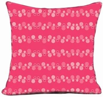 Pillow Case Diy Linear Leaves Bright Wallpaper Dark Pink Pillow Case 20 X 20-Inch