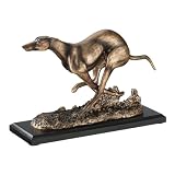 Greyhound Art Deco Dog Statue Sculpture Figurine