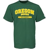Russell Oregon Ducks Green Alumni T-shirt
