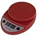 Escali Primo Digital Scale, Warm Red