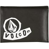 Volcom Wallet Pistol Tri-Fold Leather Black