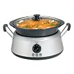 Hamilton Beach Stainless 3-in-1 Slow Cooker with Black Bowls