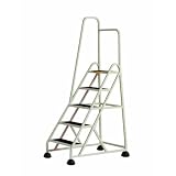 Buy Cramer 1051L-19 Stop-Step Ladder 5 Steps with Left Handrail 45-inch High Top Step,...