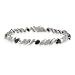 Sterling Silver San Marco Genuine Sapphire and Genuine Diamond Accent Bracelet