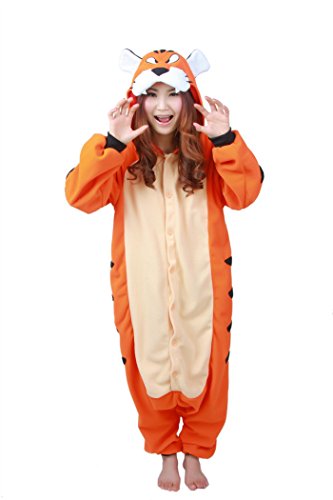 WOTOGOLD Animal Cosplay Costume Unisex Adult Bengal Tiger Pajamas