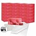 Ladies Red Shoes 25 x Caraselle Red Ladies Shoe Boxes + 12 Clear Adhesive PVC Pockets + 25 sheets of Acid Free Tissue Paper