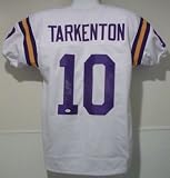 Fran Tarkenton Autographed/Hand Signed Minnesota Vikings White Jersey w/''HOF 86''