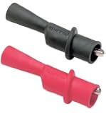 Fluke AC175 Threaded Slide-on Alligator Clip Set with Flexible Boots