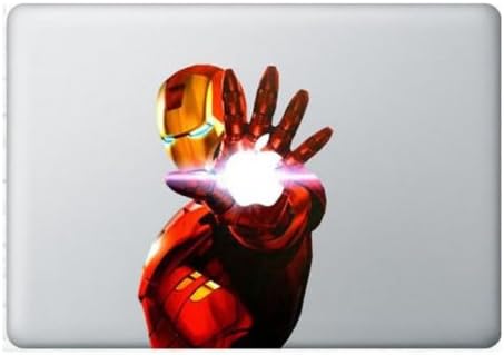 Uelesy(R) Iron man a Color Stick for Apple Macbook Pro 17"or Laptop Vinyl Part Decal