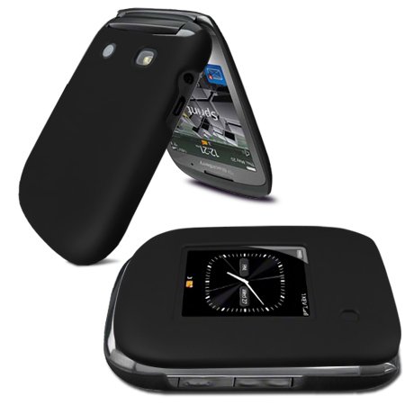 Black Rubberized Hard Case Cover for BlackBerry Style 9670