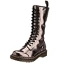 DR. MARTENS Women's 1B99 14-Eye Zip Boot (Pewter 10.0 OT)