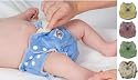 Swaddlebees Newborn Organic Velour Fitted Diapers