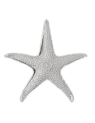 Clevereves 14K White Gold Pendant Two Tone Reversible Starfish 15.7 - Gram(s)