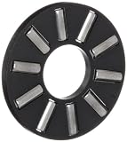 INA AXK0414TN Thrust Needle Bearing, Axial Cage and Roller, Polyamide Nylon Cage, Open End, Metric, 4mm ID, 14mm OD, 2mm Width, 1.8lbf Static Load Capacity, 1lbf Dynamic Load Capacity