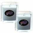Buffalo Bills 2 pack of 2"x2" Candle Sets - NFL Football Fan Shop Sports Team Merchandise