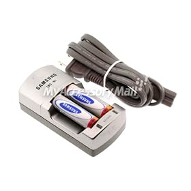 Genuine Samsung SNB-2512 KIT Digital Camera Charger Kit for Samsung Digital Camera A5, A6, A7, A50, A55W, A400, A402, A503, S85, S500, S600, S630/730, S760, S850, S860, S1030, S1000, S1050,S1060, D530, V70